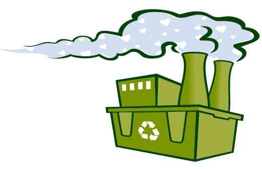 リサイクル工場にて製品化